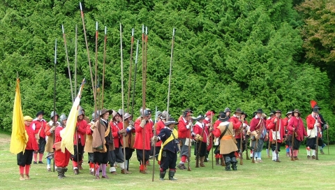 SK at Picton Castle July 2004