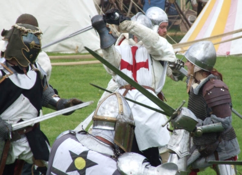 Re-enactment at Cosmeston May 2006
