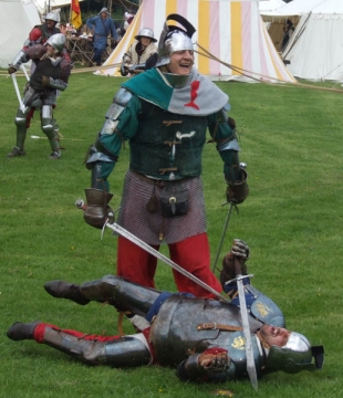 Re-enactment at Cosmeston May 2006