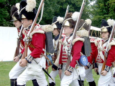 Re-enactment at Cosmeston May 2006