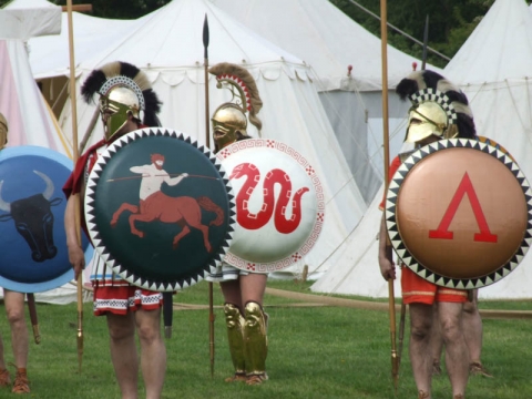 Re-enactment at Cosmeston May 2006