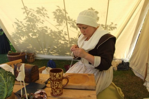 SK at Picton Castle July 2006