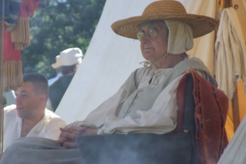 SK at Picton Castle July 2006