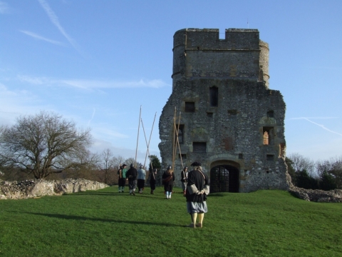 SK at Donnington Castle Jan 2007
