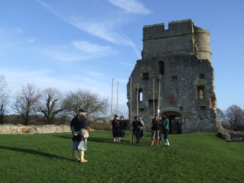 SK at Donnington Castle Jan 2007