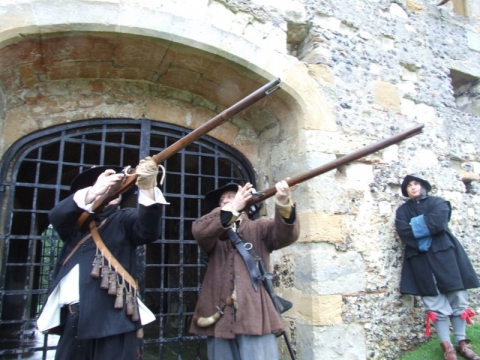 SK at Donnington Castle Jan 2008