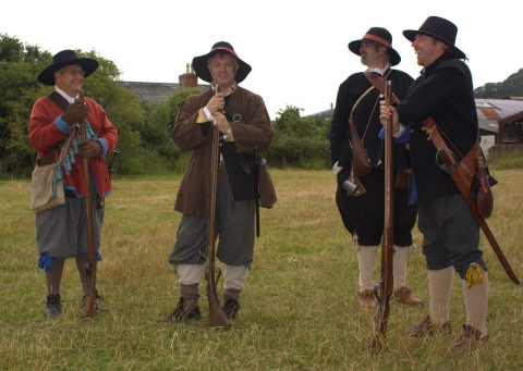 SK at Skenfrith Castle Jul 2010