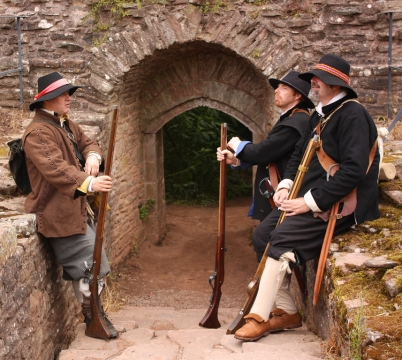SK at Skenfrith Castle Jul 2010