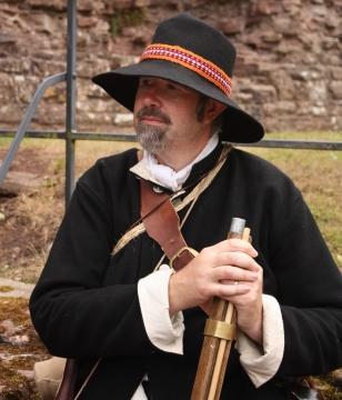 SK at Skenfrith Castle Jul 2010