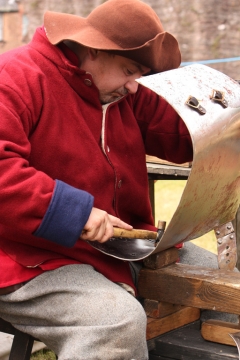 SK at Skenfrith Castle Jul 2010
