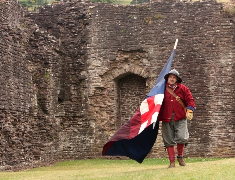SK at Skenfrith Castle Jul 2010