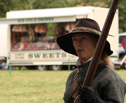 SK at Skenfrith Castle Jul 2010