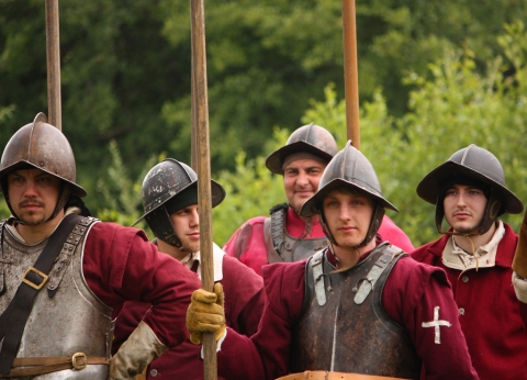 SK at Skenfrith Castle Jul 2010