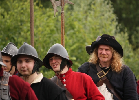 SK at Skenfrith Castle Jul 2010