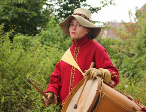 SK at Skenfrith Castle Jul 2010