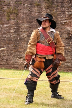 SK at Skenfrith Castle Jul 2010