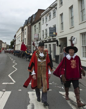 SK Parade in Newbury with Mayor May 2011