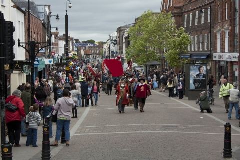 SK Parade in Newbury with Mayor May 2011