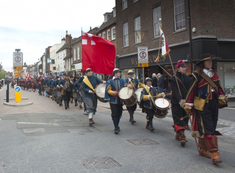 SK Parade in Newbury with Mayor May 2011