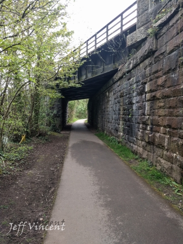 Bridge over River Taff at Hailey Park