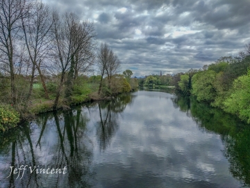 Crossing the River Taff at Llandaff