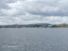 The Garth from Cardiff Barrage