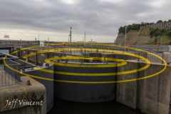 Art at Cardiif Barrage Locks