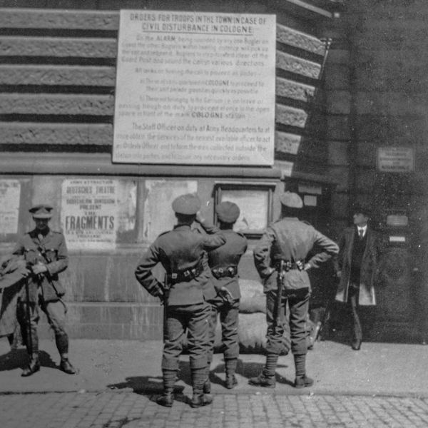 Troops in Cologne after WW1