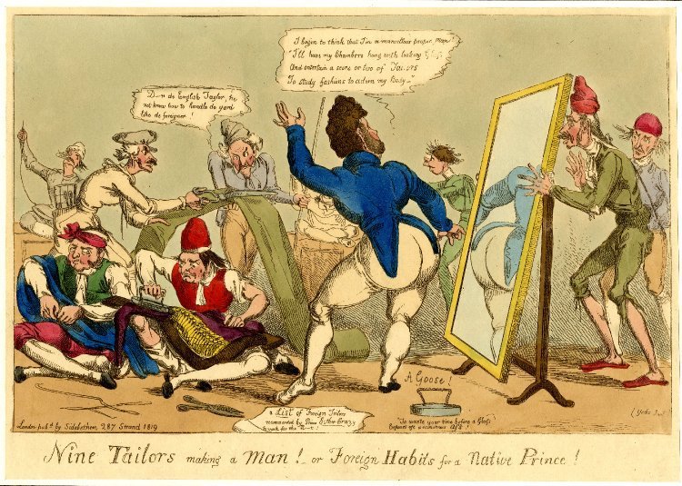 Nine Tailors making a Man