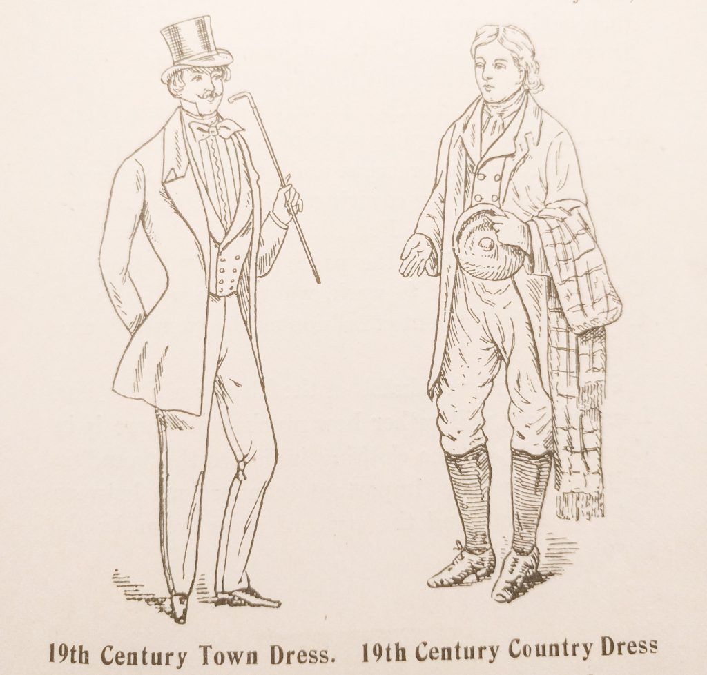 19th Century Town Dress and 19th Century Country Dress