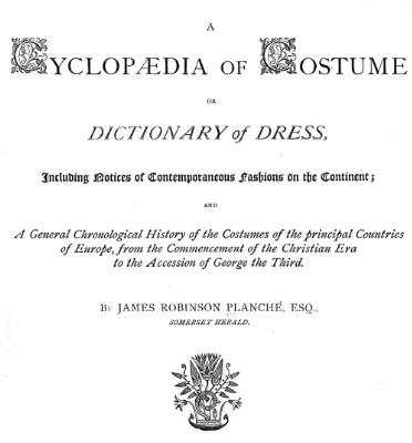 Fronstpiece from cyclopedia of costume