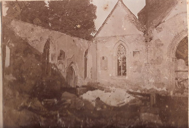 Wargrave Church after the fire