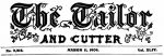 Header from the Tailor and Cutter Contents page 11 March 1909